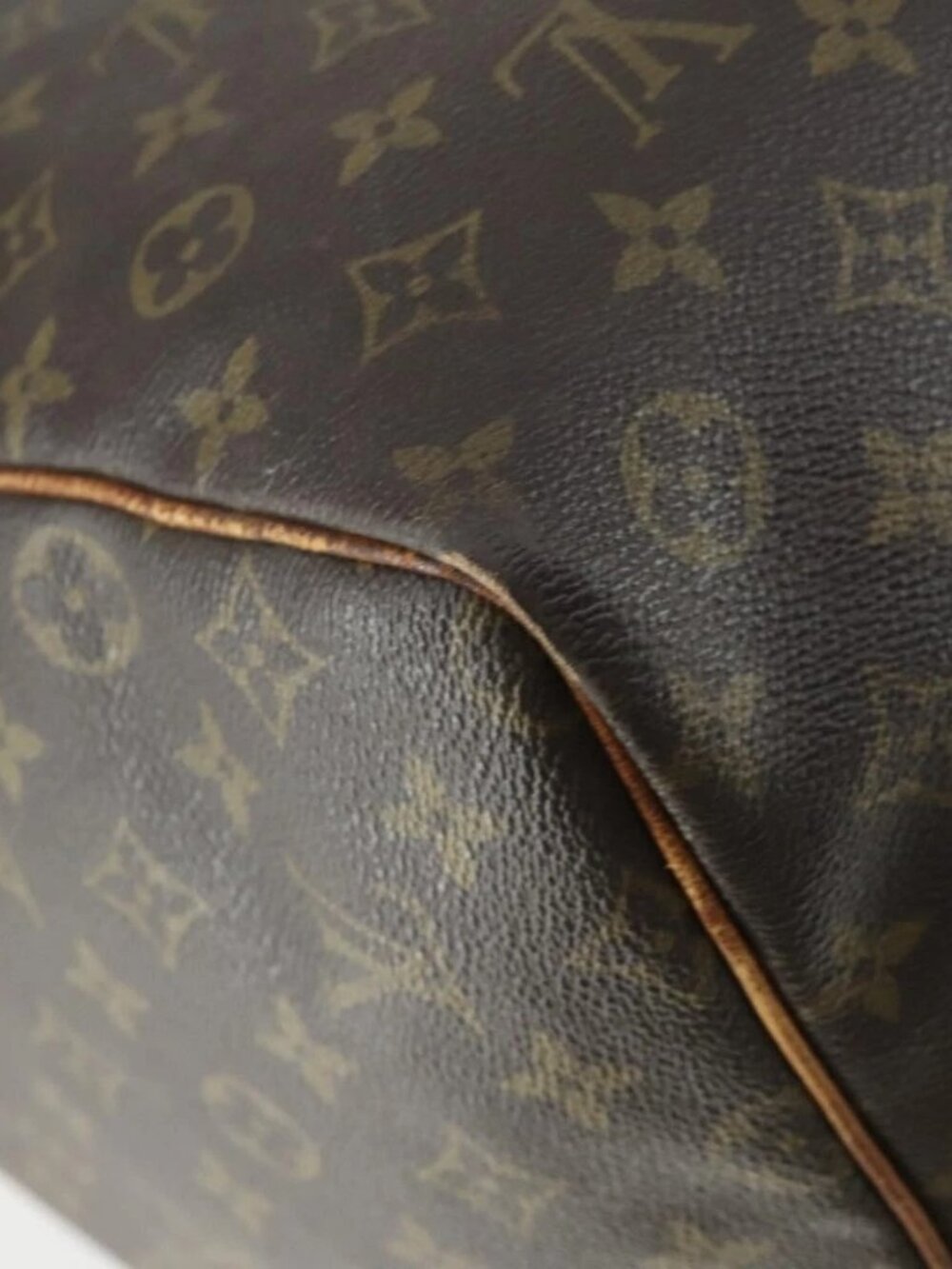 LOUIS VUITTON Monogram Keepall 60 Boston Bag M41422 LV Auth 163458 - Picture 4 of 16